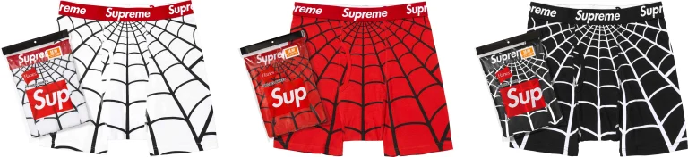 Supreme x Hanes Spider-Man Boxer Briefs 2 Pack SS26 Week 9