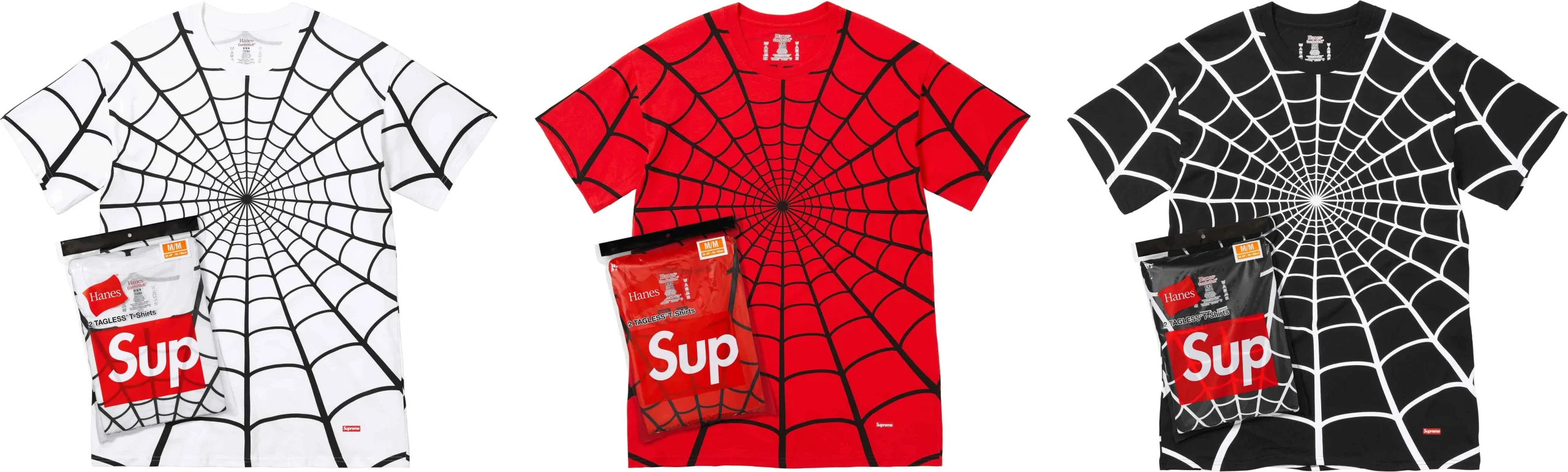 Supreme x Hanes Spider-Man Tagless Tees 2 Pack SS26 Week 9